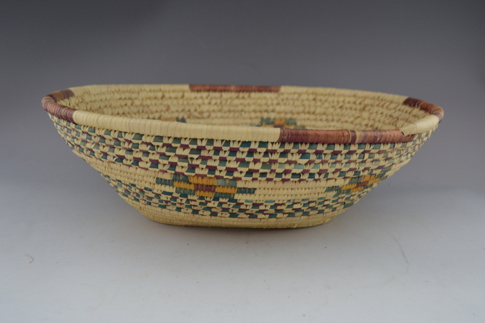 Hand Woven Grass Basket and Picnic Basket
