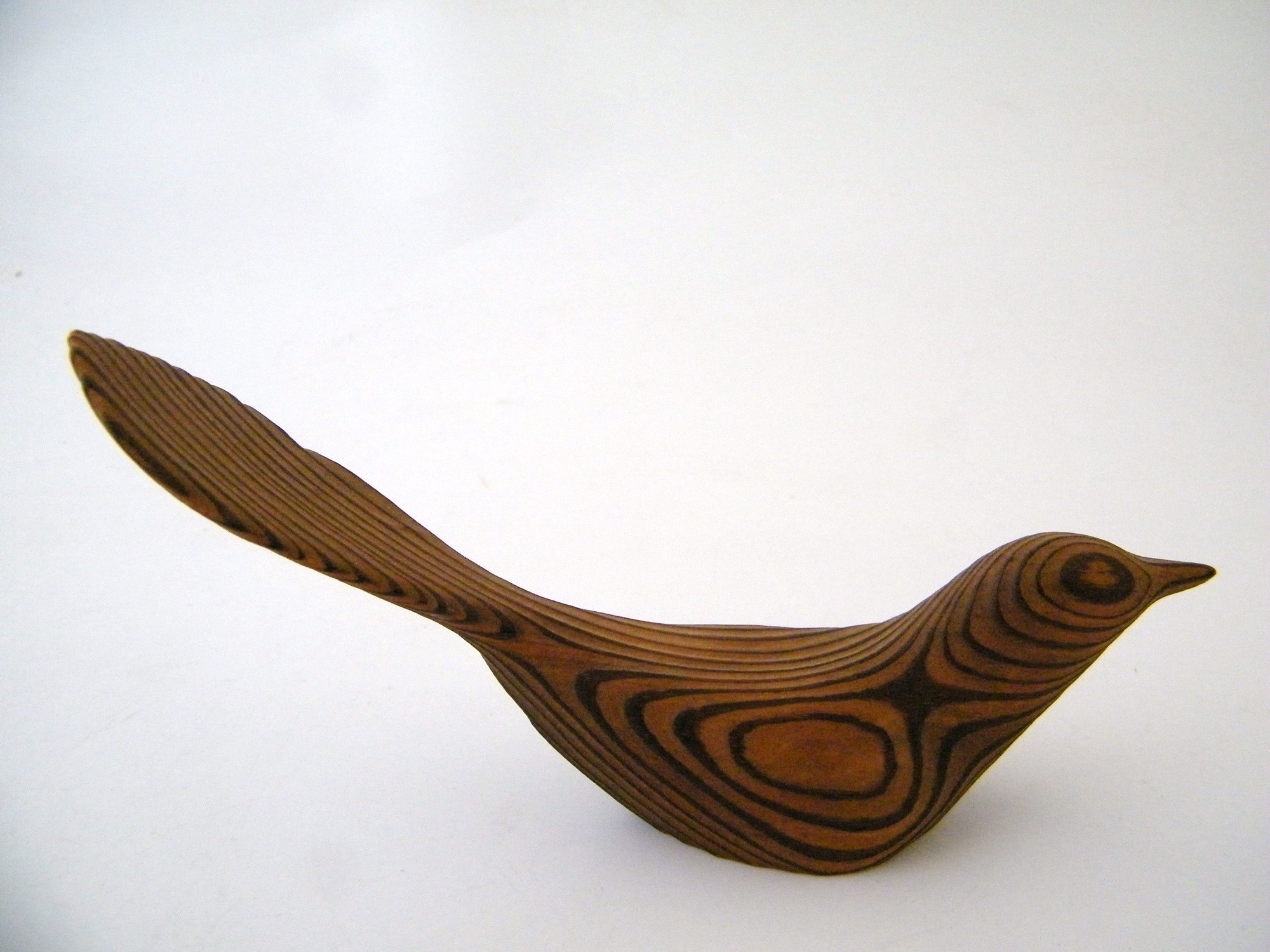 Mid Century Swedish Nils Strandin Carved Bird