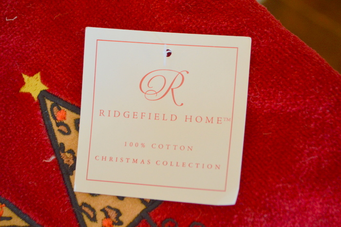Holiday Bath Towels from Ridgefield Home Christmas Collection