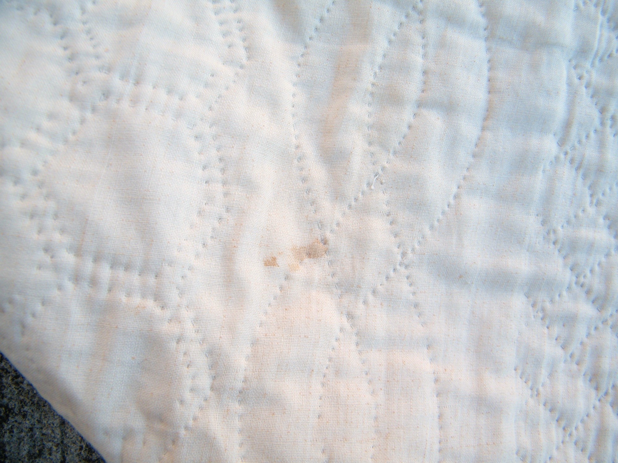 Vintage Grandmother's Flower Garden Quilt