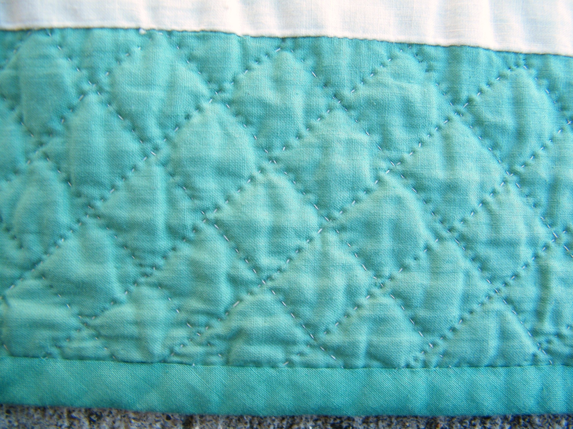 Vintage Grandmother's Flower Garden Quilt