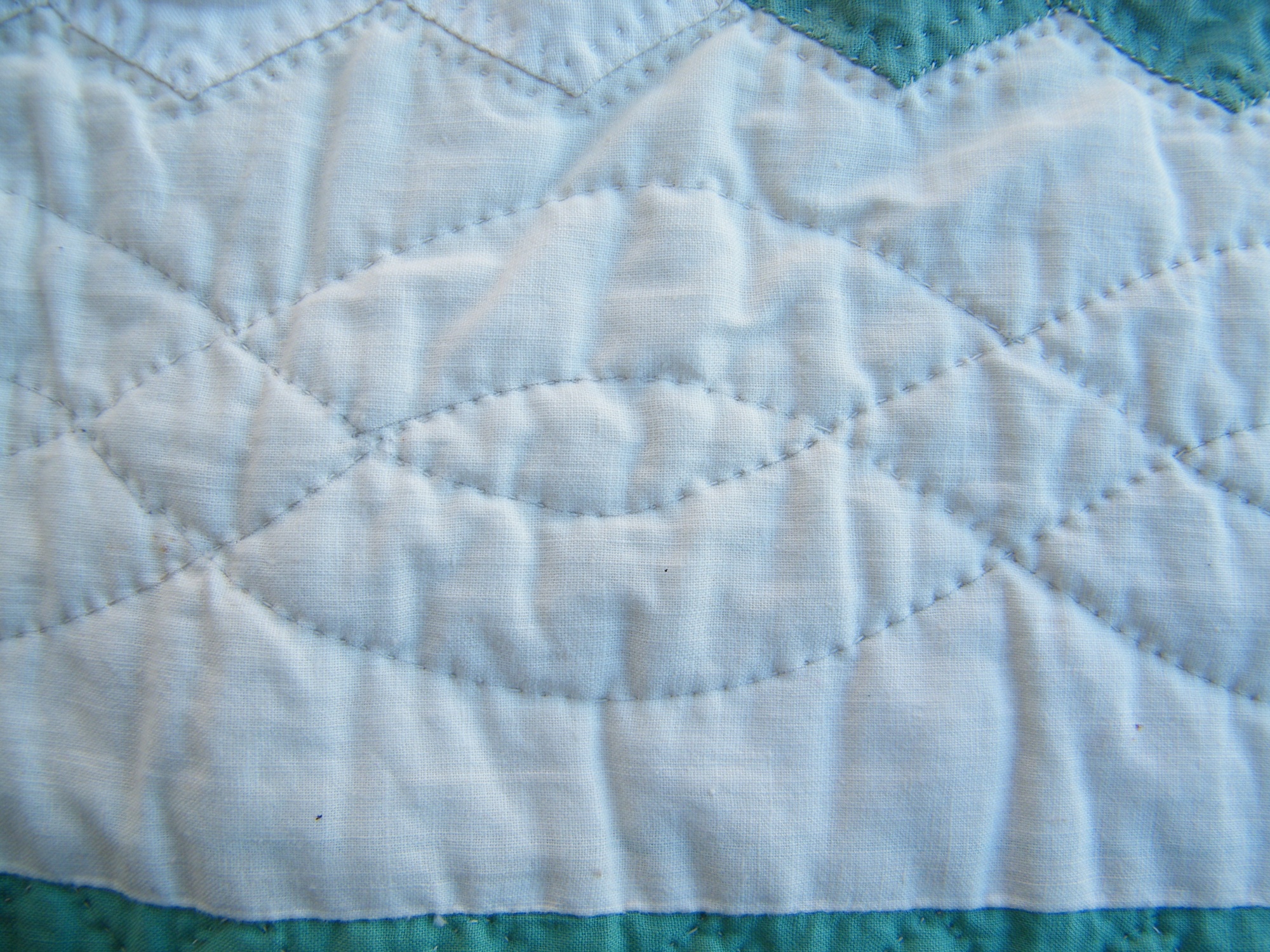 Vintage Grandmother's Flower Garden Quilt