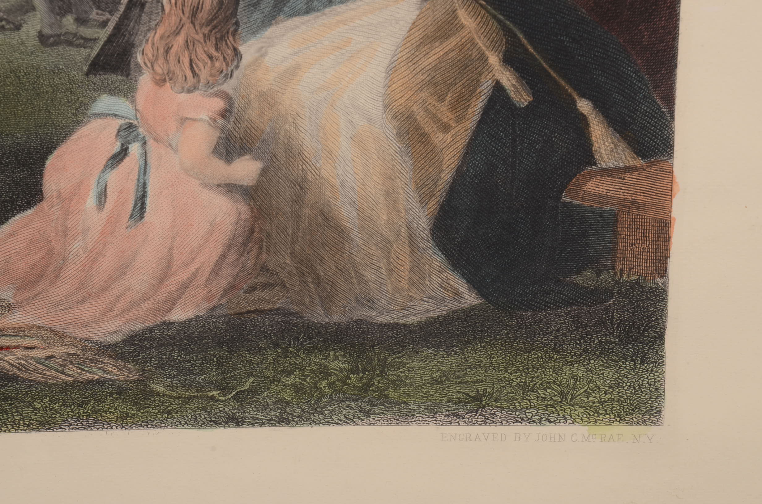 "Raising the Liberty Pole" Centenary Engraving