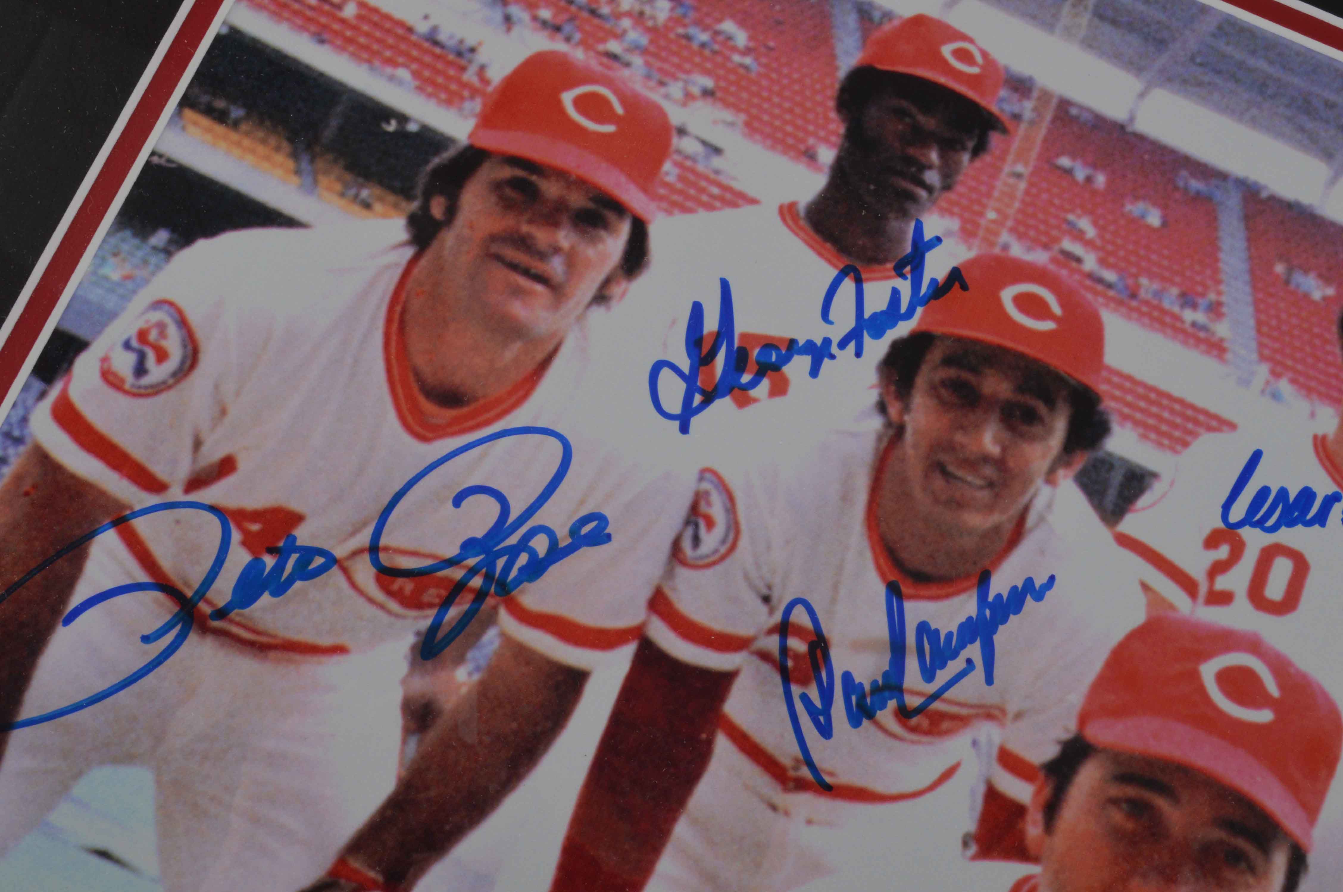 "Great Eight Big Red Machine" Autographed Cincinnati Reds Photograph