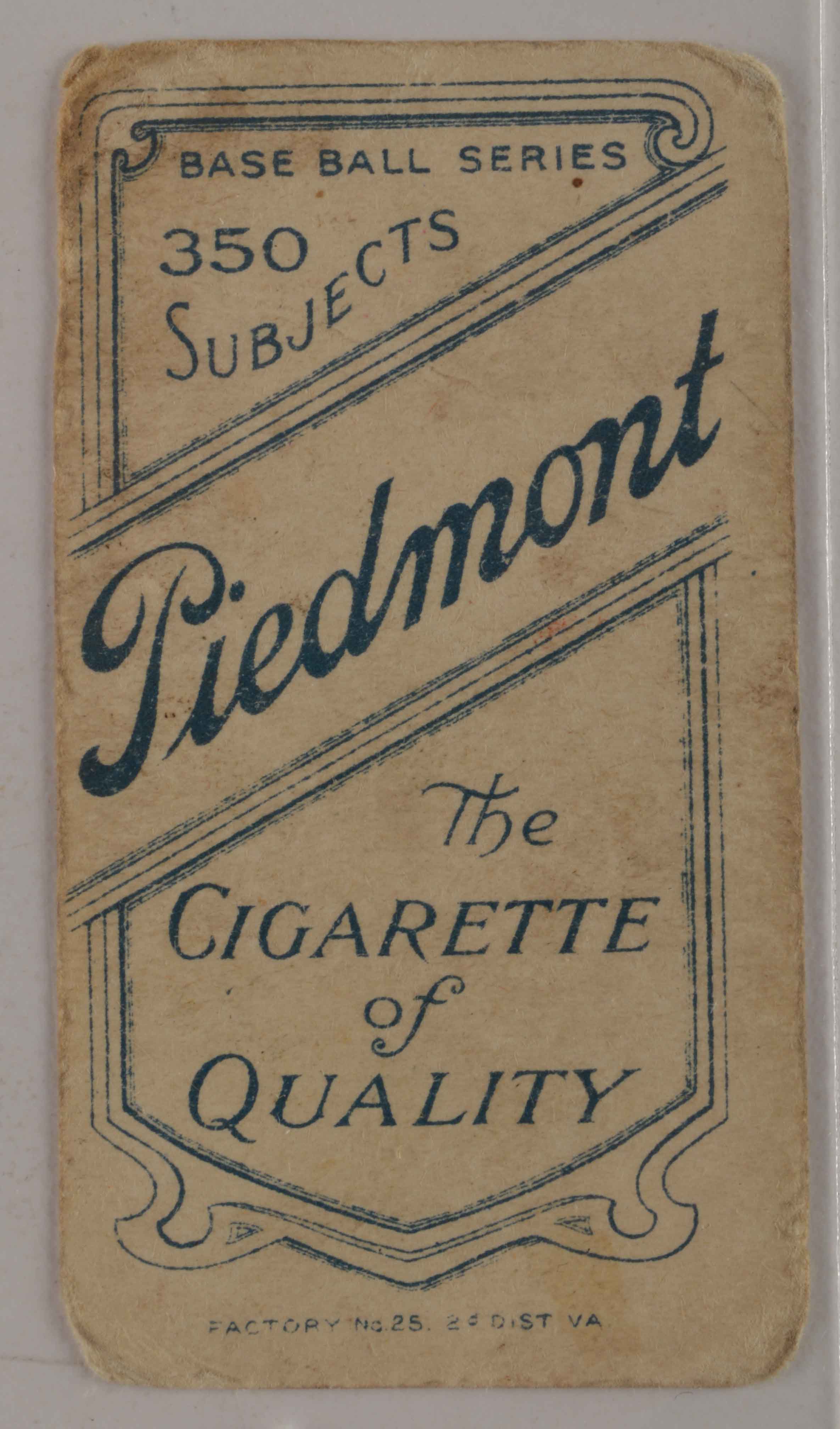 (2) T206 Early 1900s Antique Baseball Cards