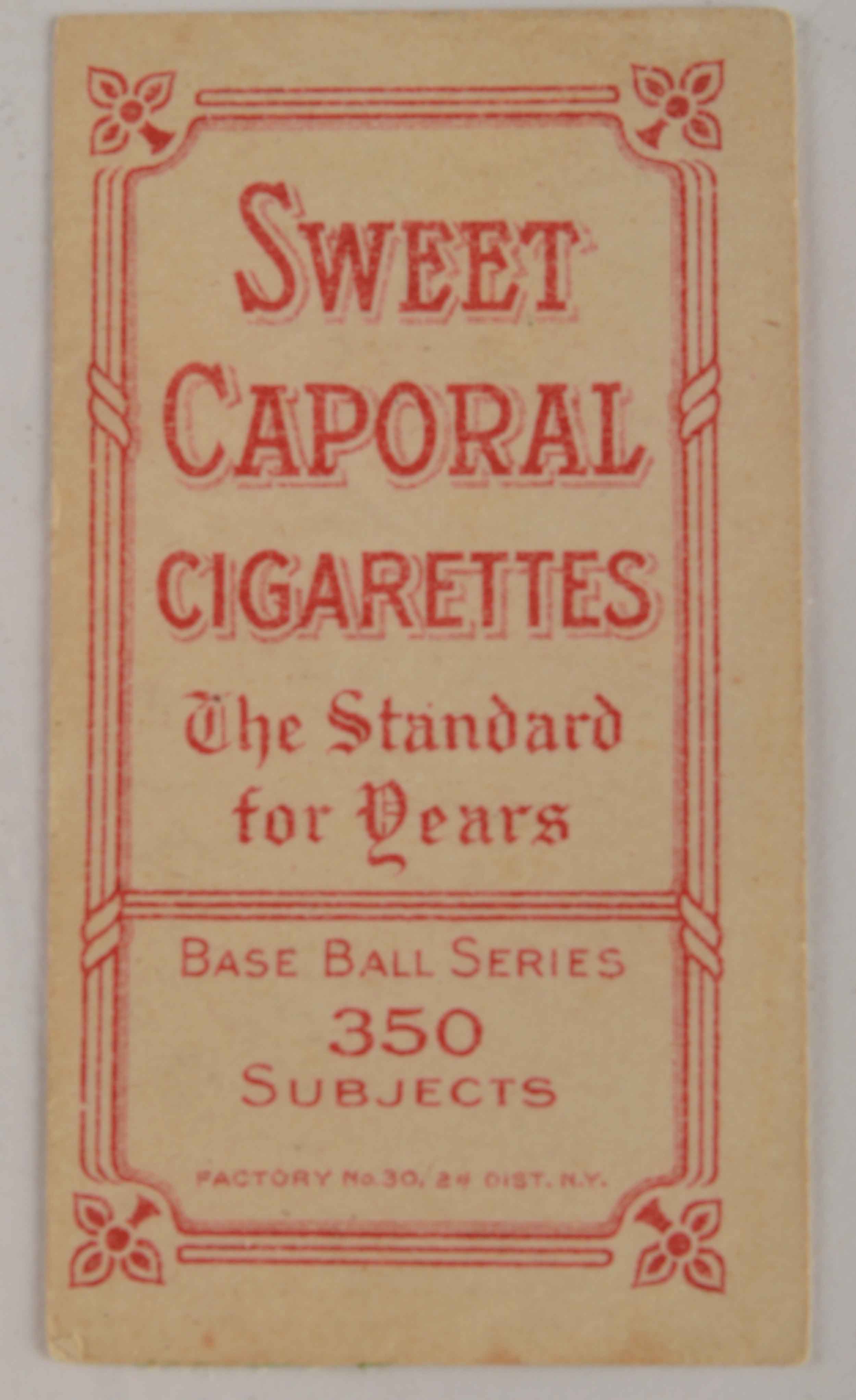 (2) T206 Early 1900s Antique Baseball Cards