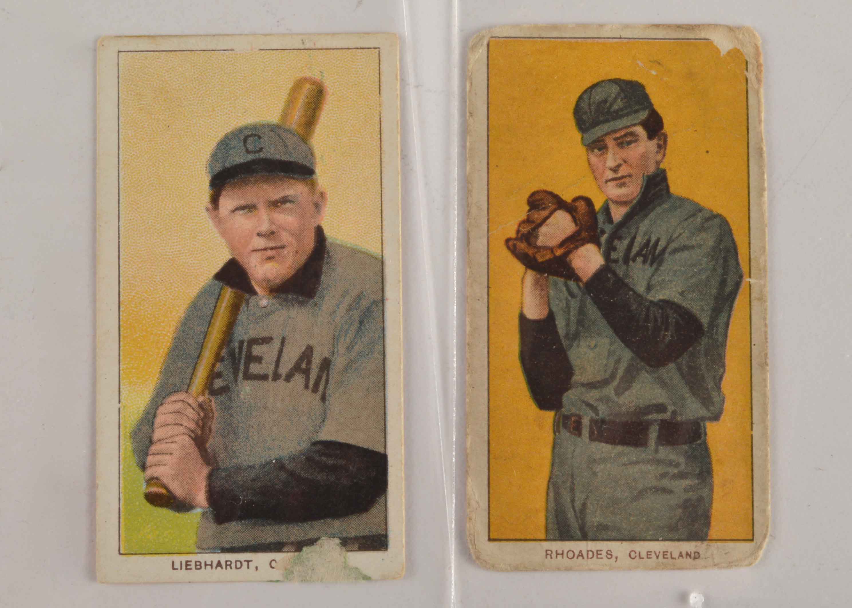 (2) T206 Early 1900s Antique Baseball Cards
