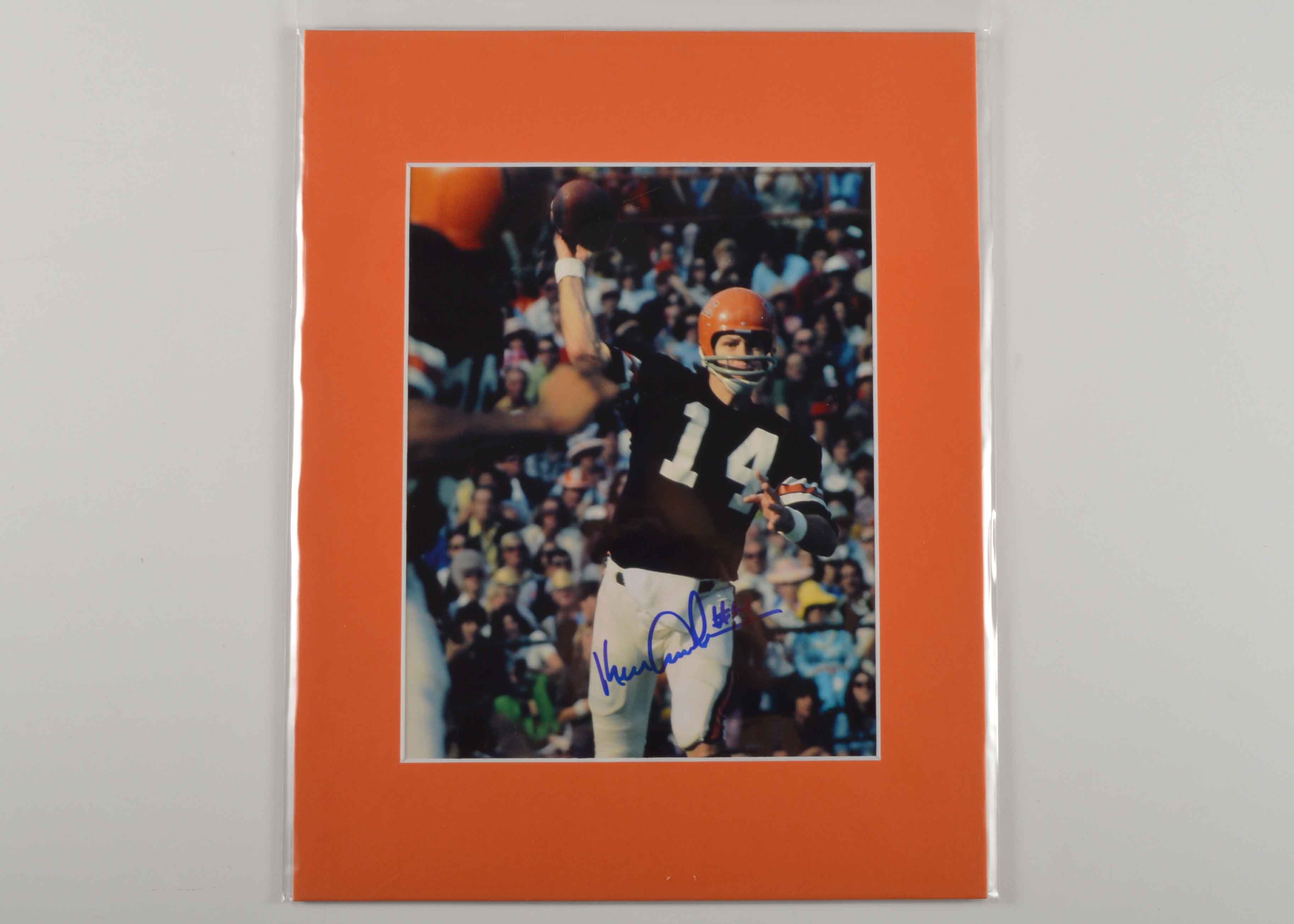 Autograph Photo of Cincinnati Bengal Ken Anderson