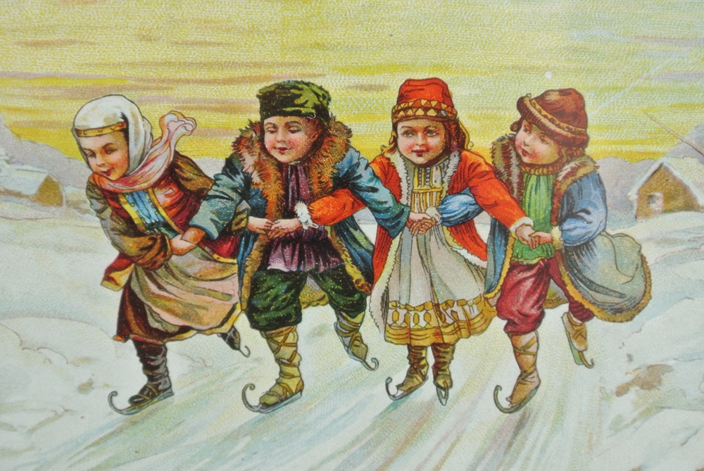 Beautiful Vintage Advertisement for AU BON Marche Paris