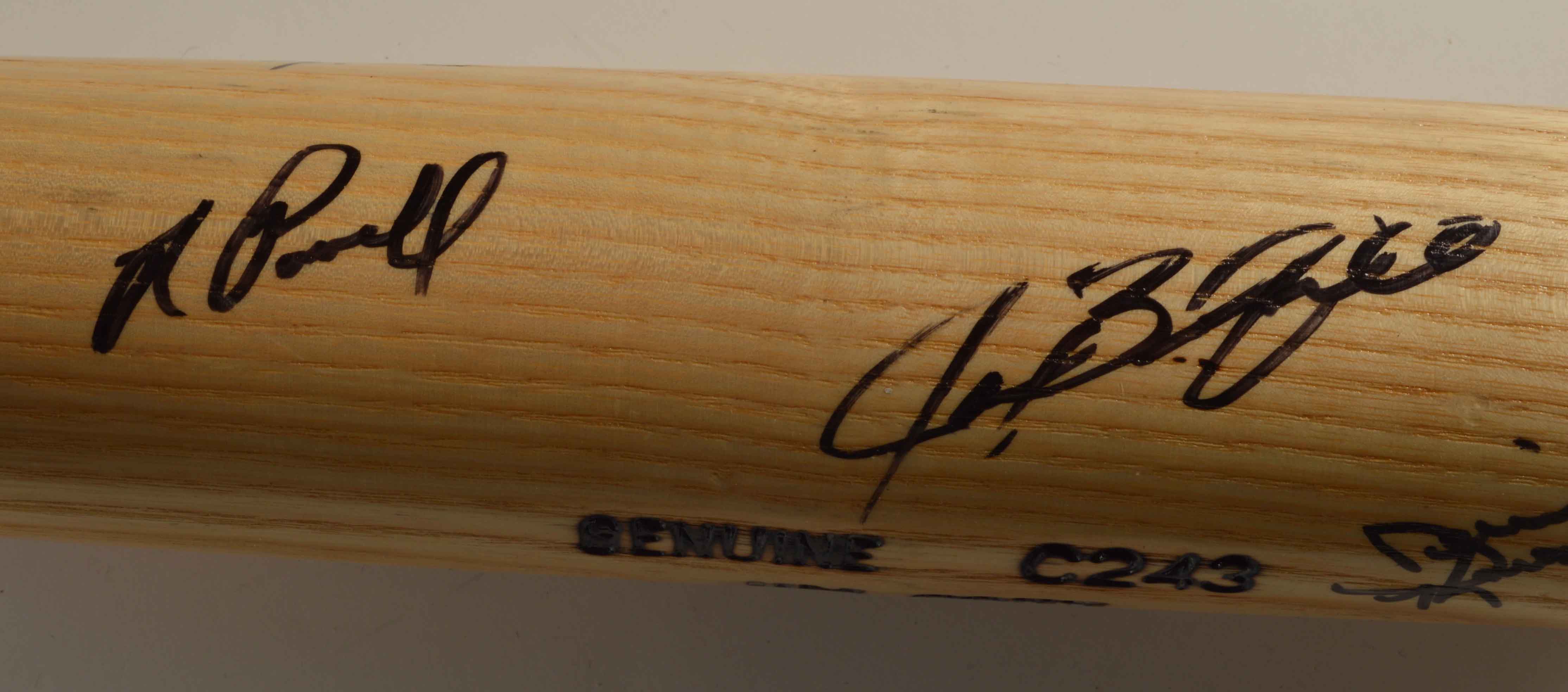 Jim Gott Pittsburgh Pirates Game Bat With Many Autographs