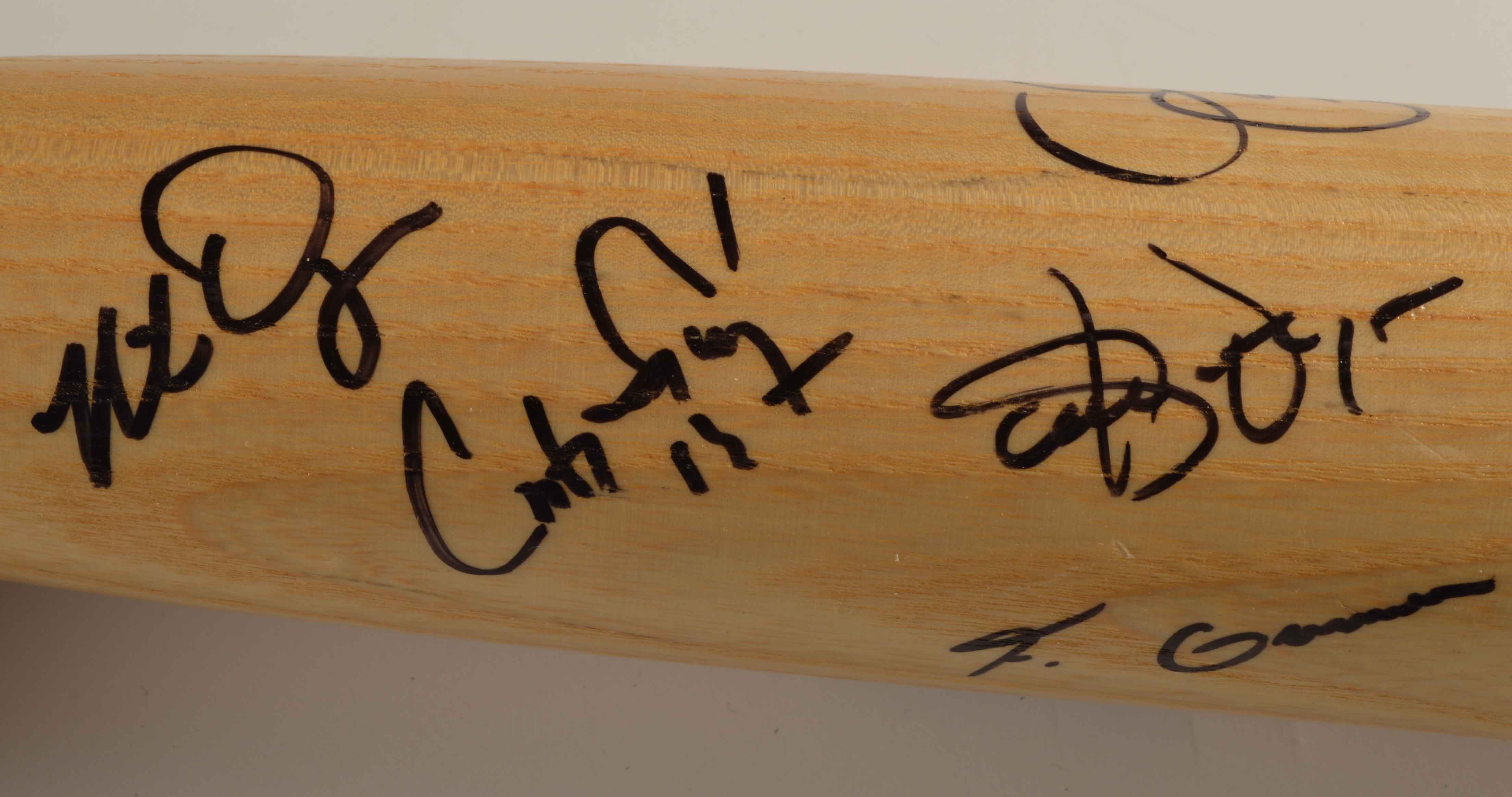 Jim Gott Pittsburgh Pirates Game Bat With Many Autographs