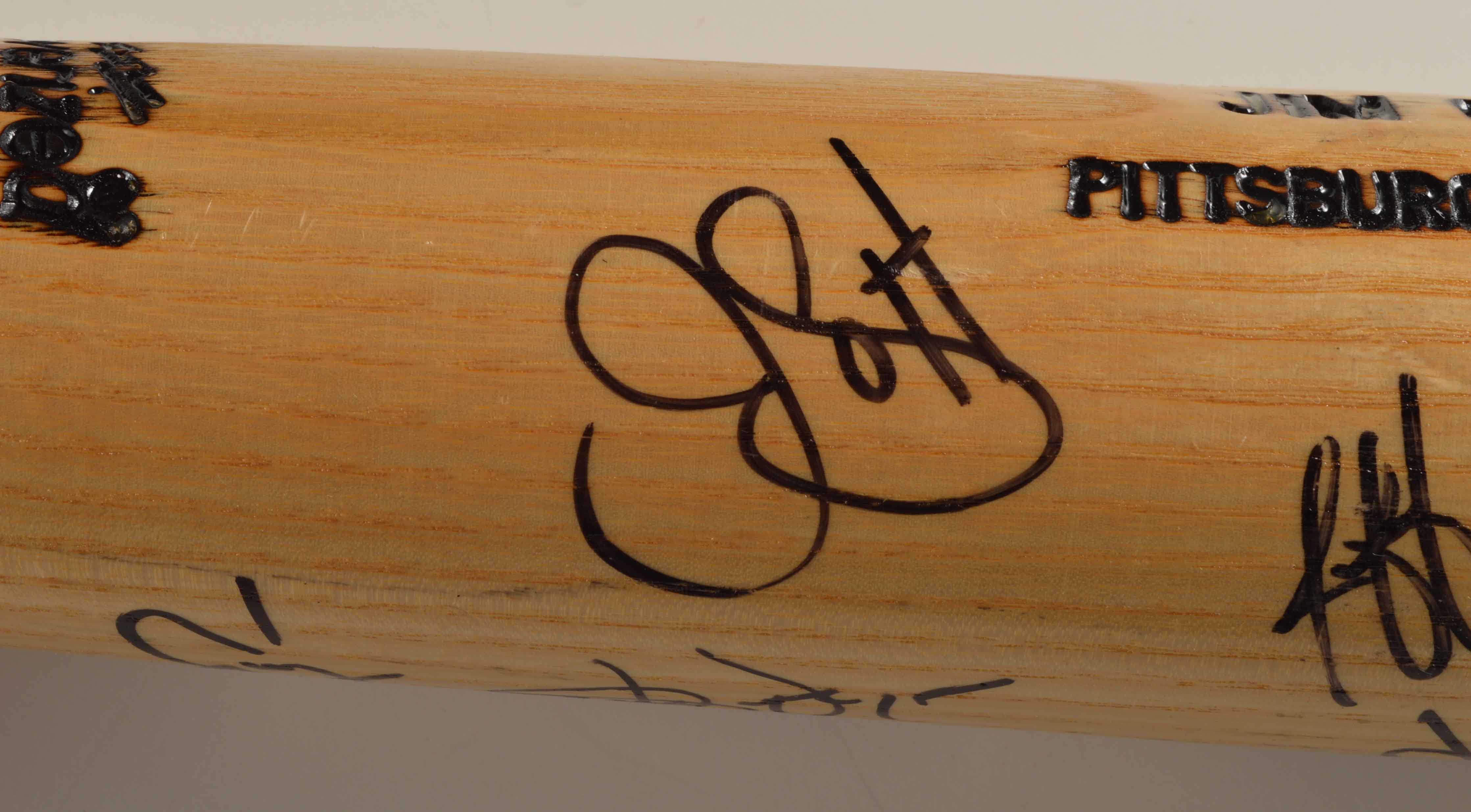 Jim Gott Pittsburgh Pirates Game Bat With Many Autographs