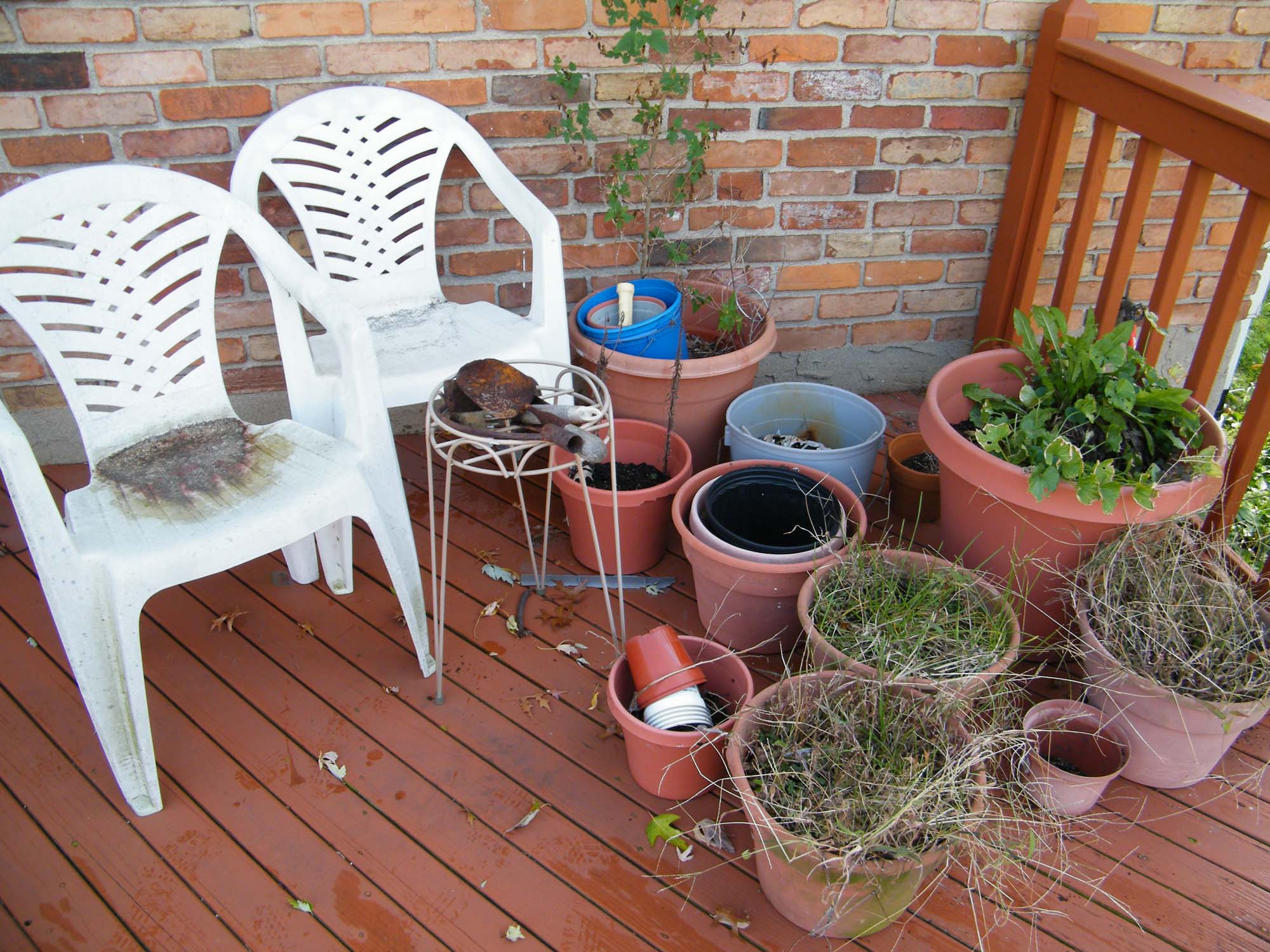 Garden Pots, Chairs, Tools