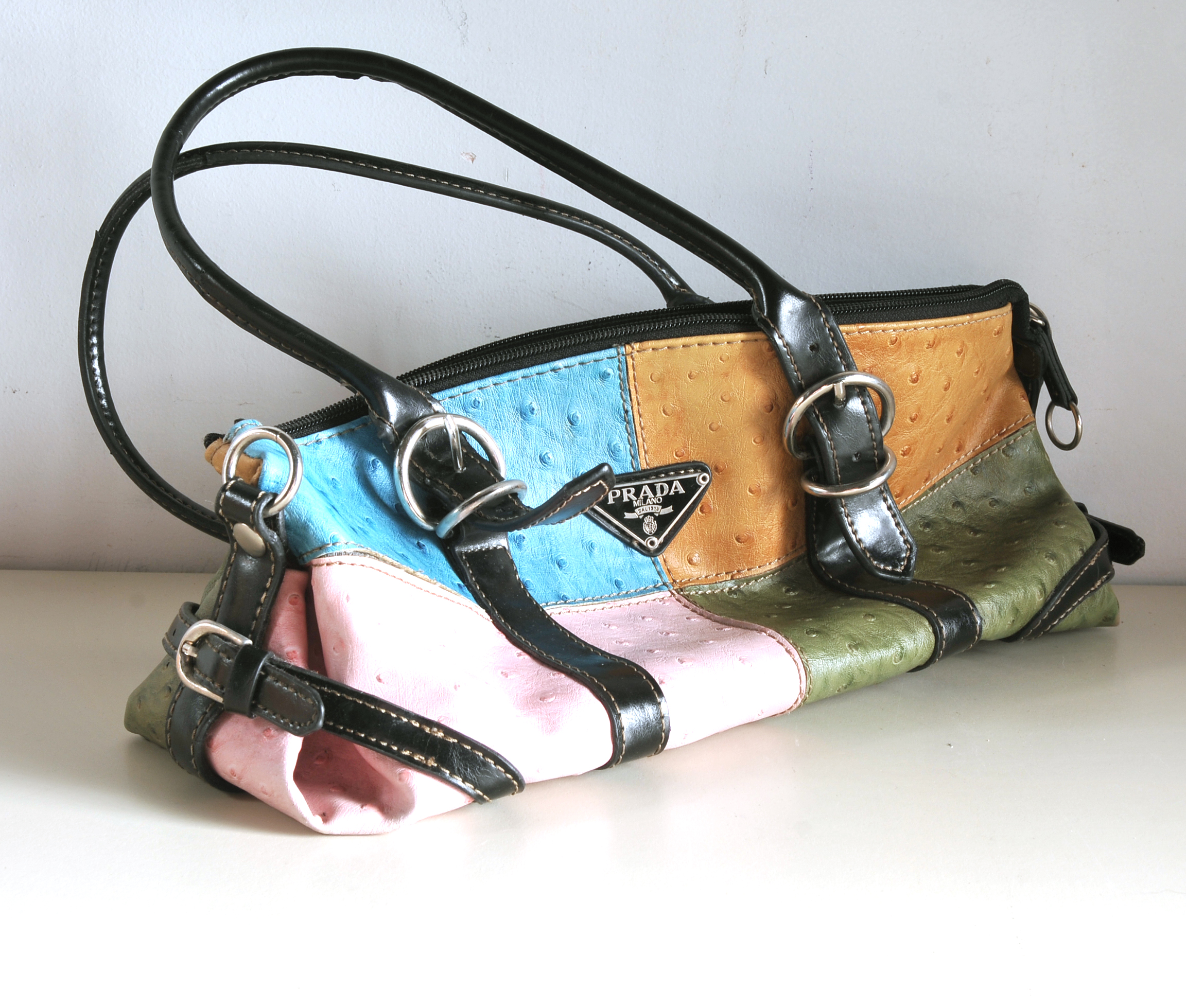 Prada Pastel Color Block Shoulder Bag