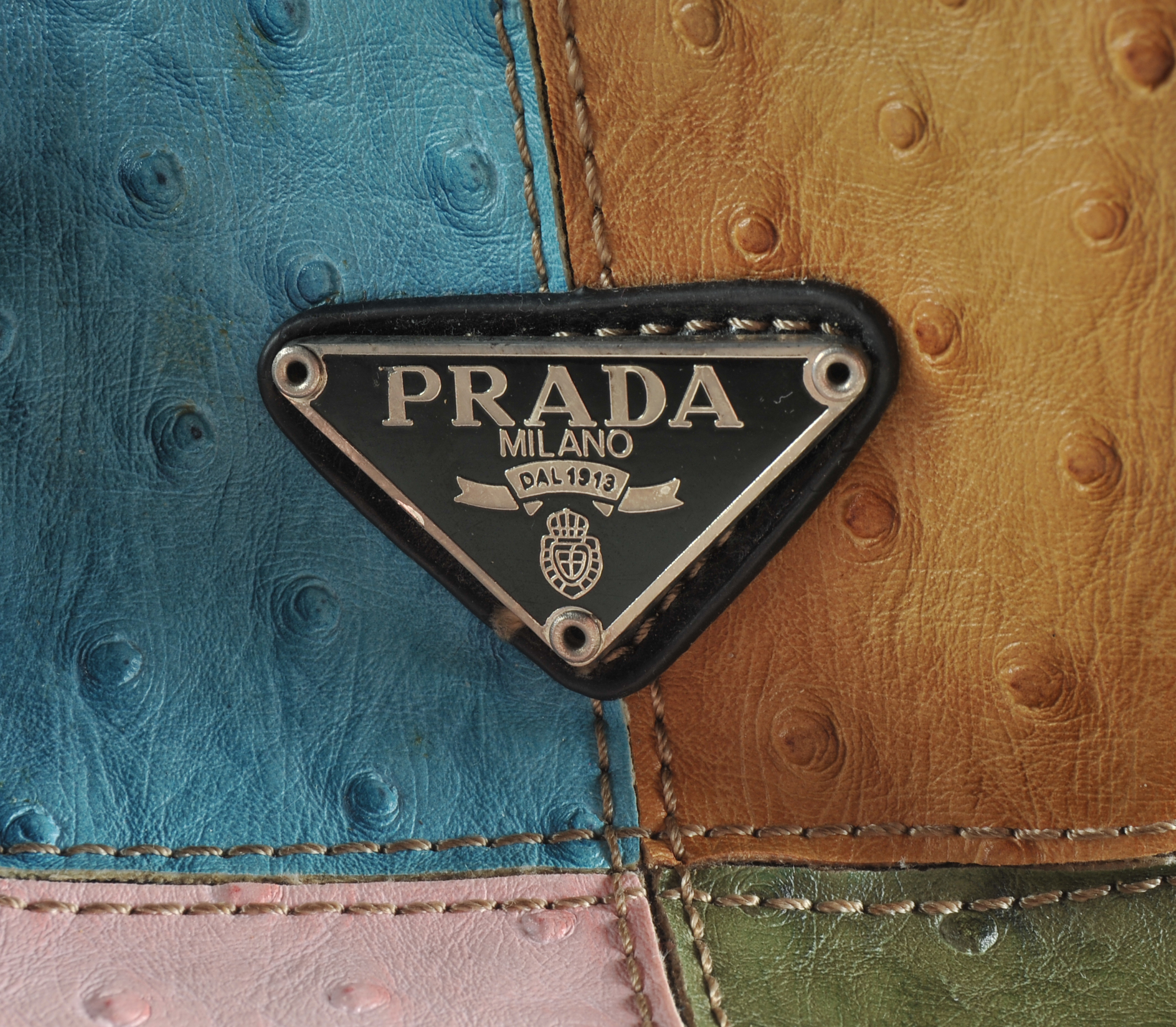 Prada Pastel Color Block Shoulder Bag