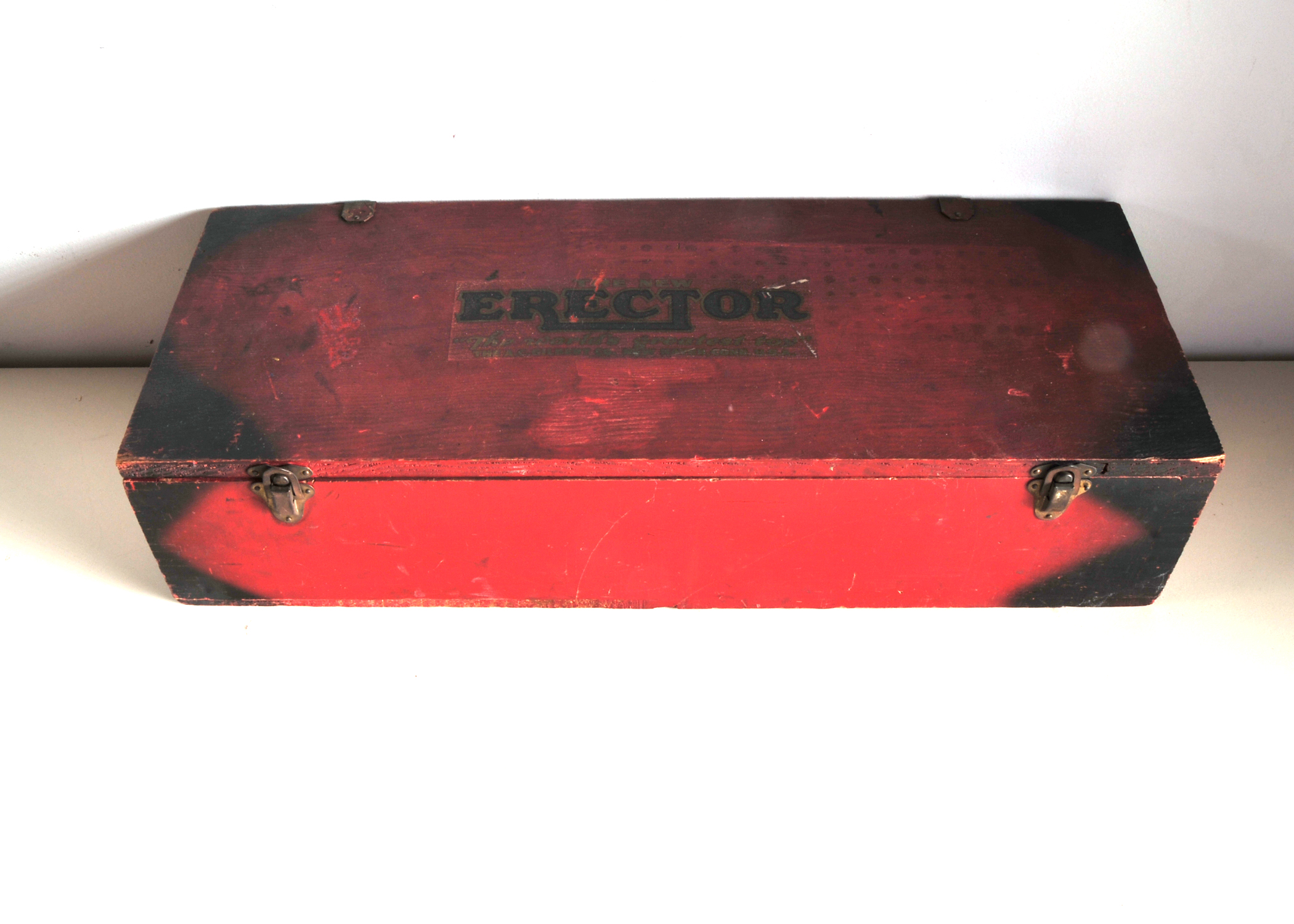 Vintage No. 7 Erector Set with Wooden Box