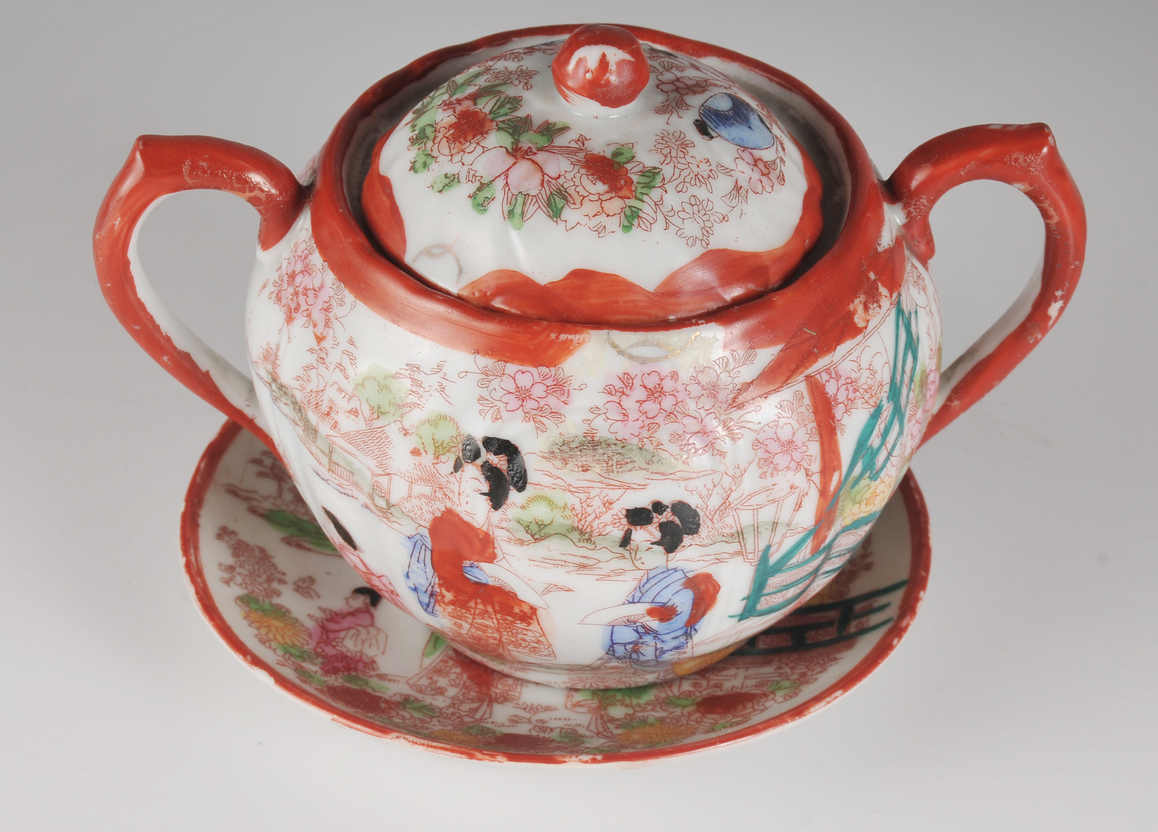 Vintage Mid Century Japanese Tea Set