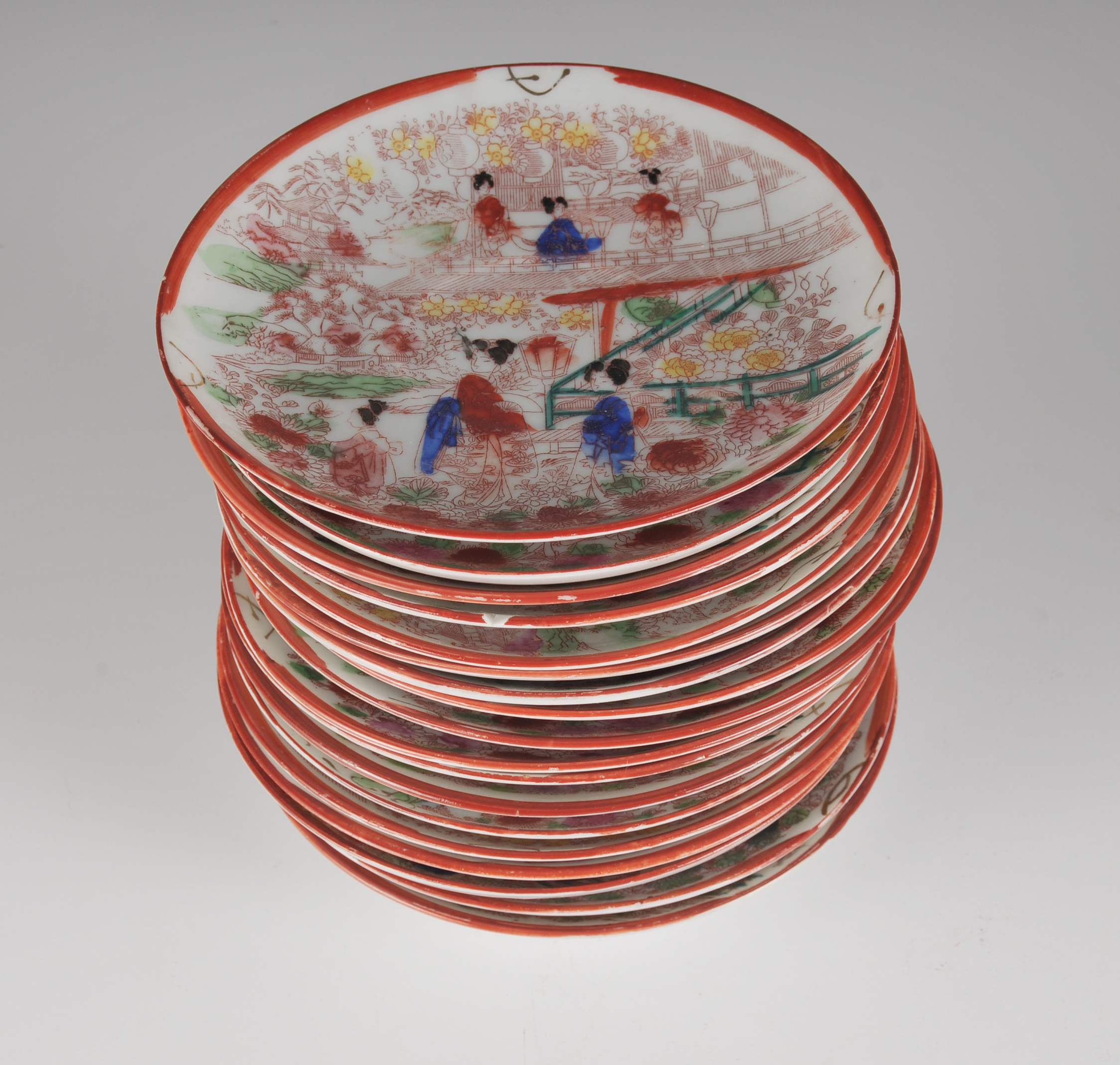 Vintage Mid Century Japanese Tea Set