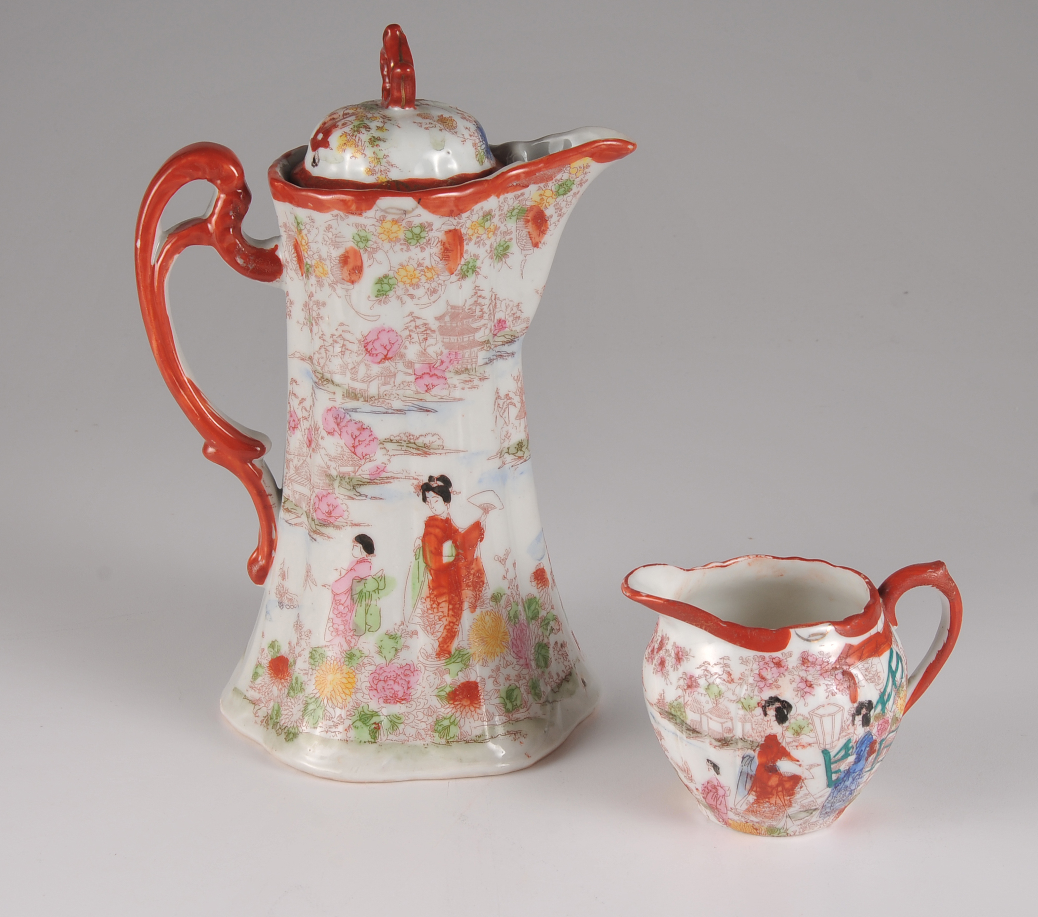 Vintage Mid Century Japanese Tea Set