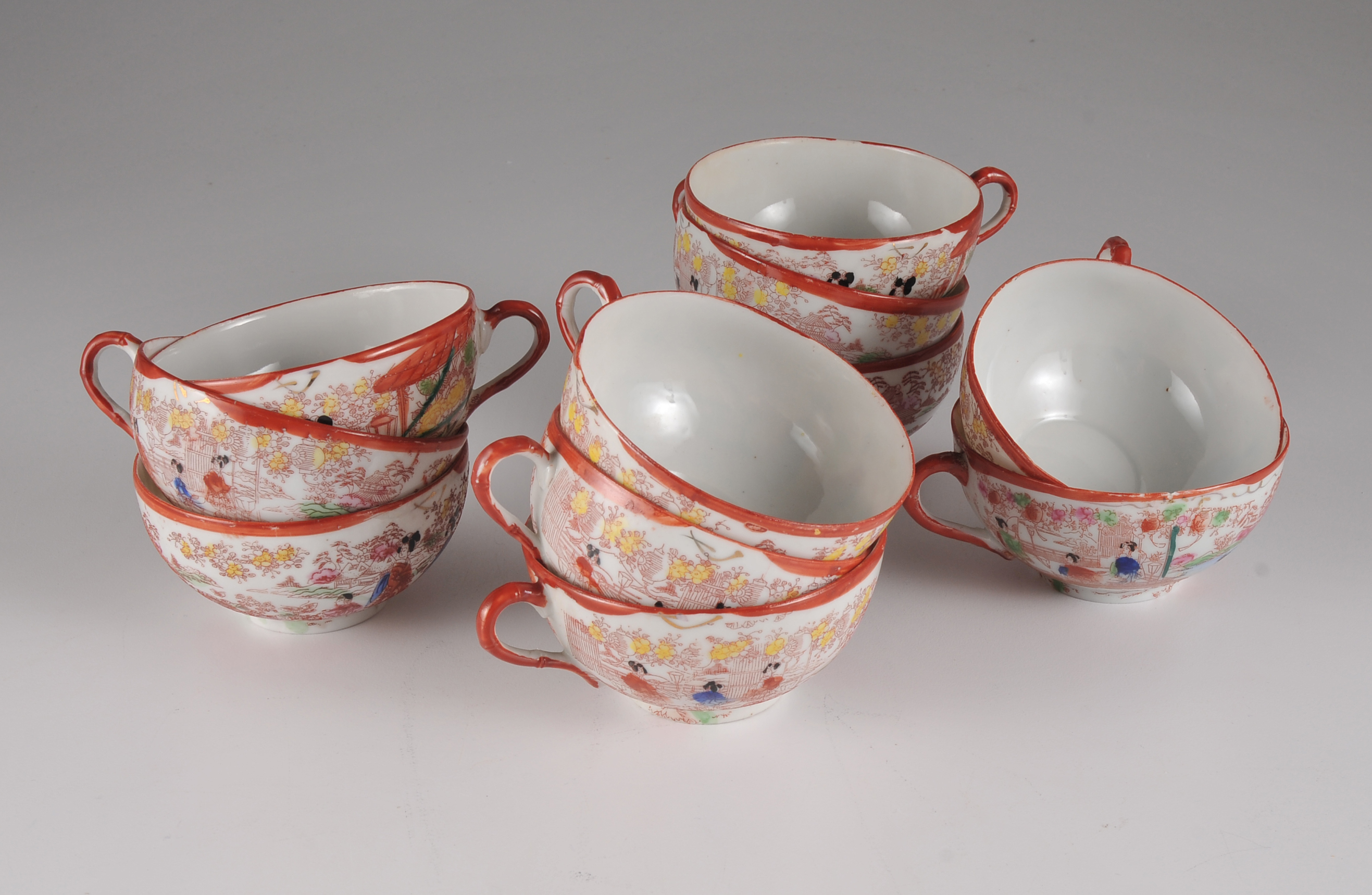 Vintage Mid Century Japanese Tea Set