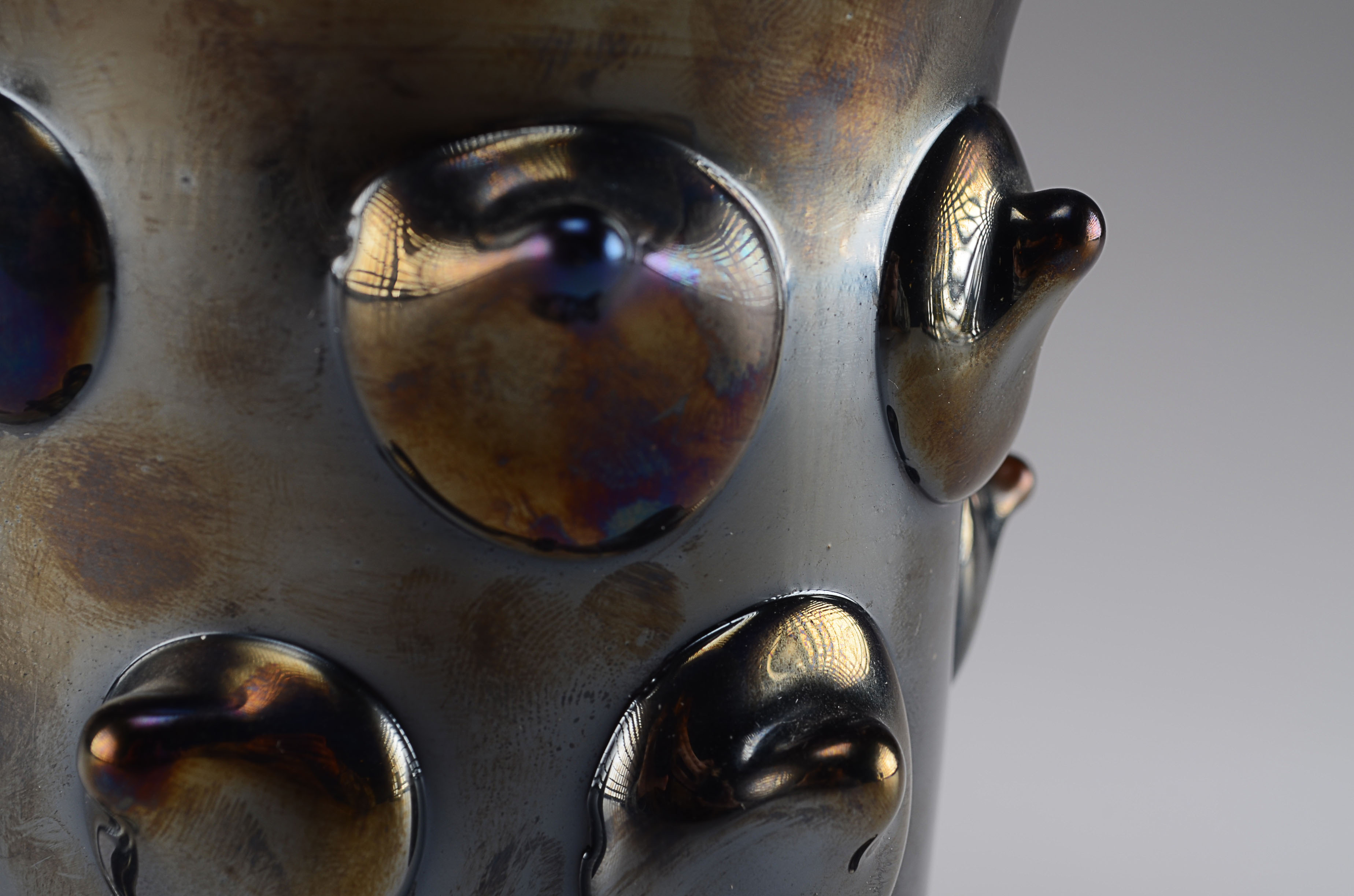 Hand Blown Art Glass Vase