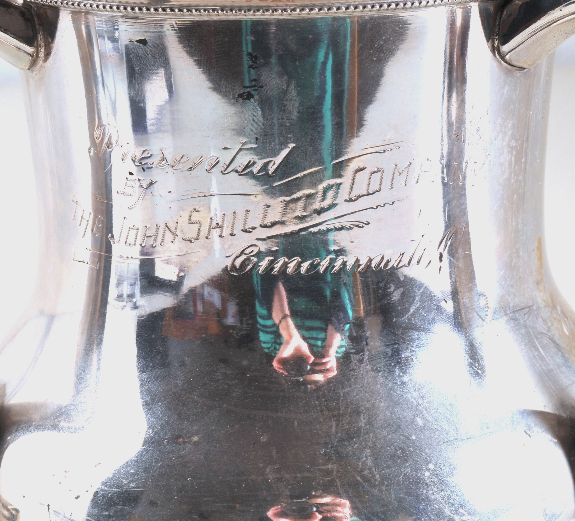 Exquisite 1901 John Shillito YMCA Athletic Loving Cup