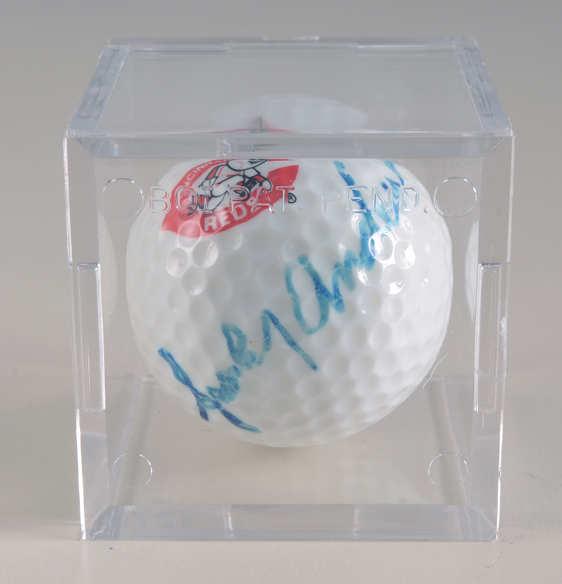 Joe Nuxhall & (HOF) Sparky Anderson Autographed Golf Ball In Holders