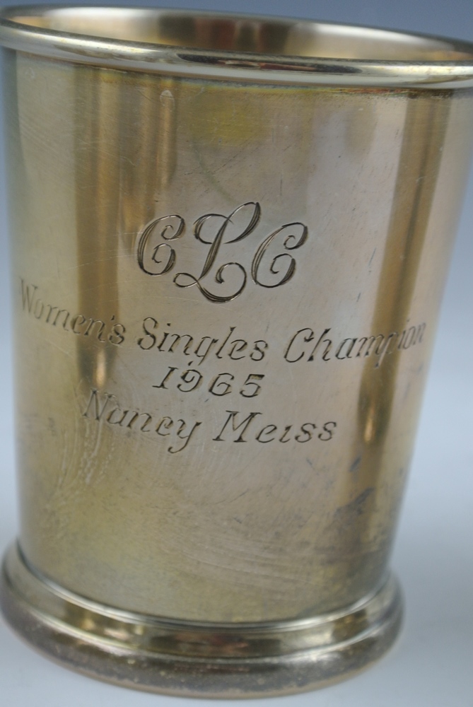 5 Sterling Silver Tennis Trophy Cups