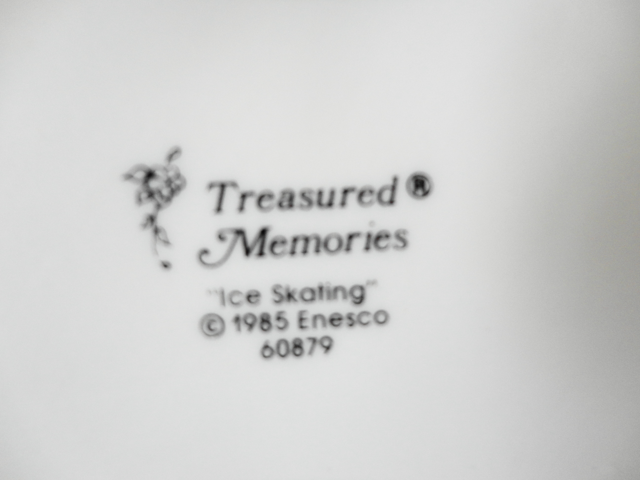 A Trio of Skater Figurines, Treasured Memories and Holly Hobby