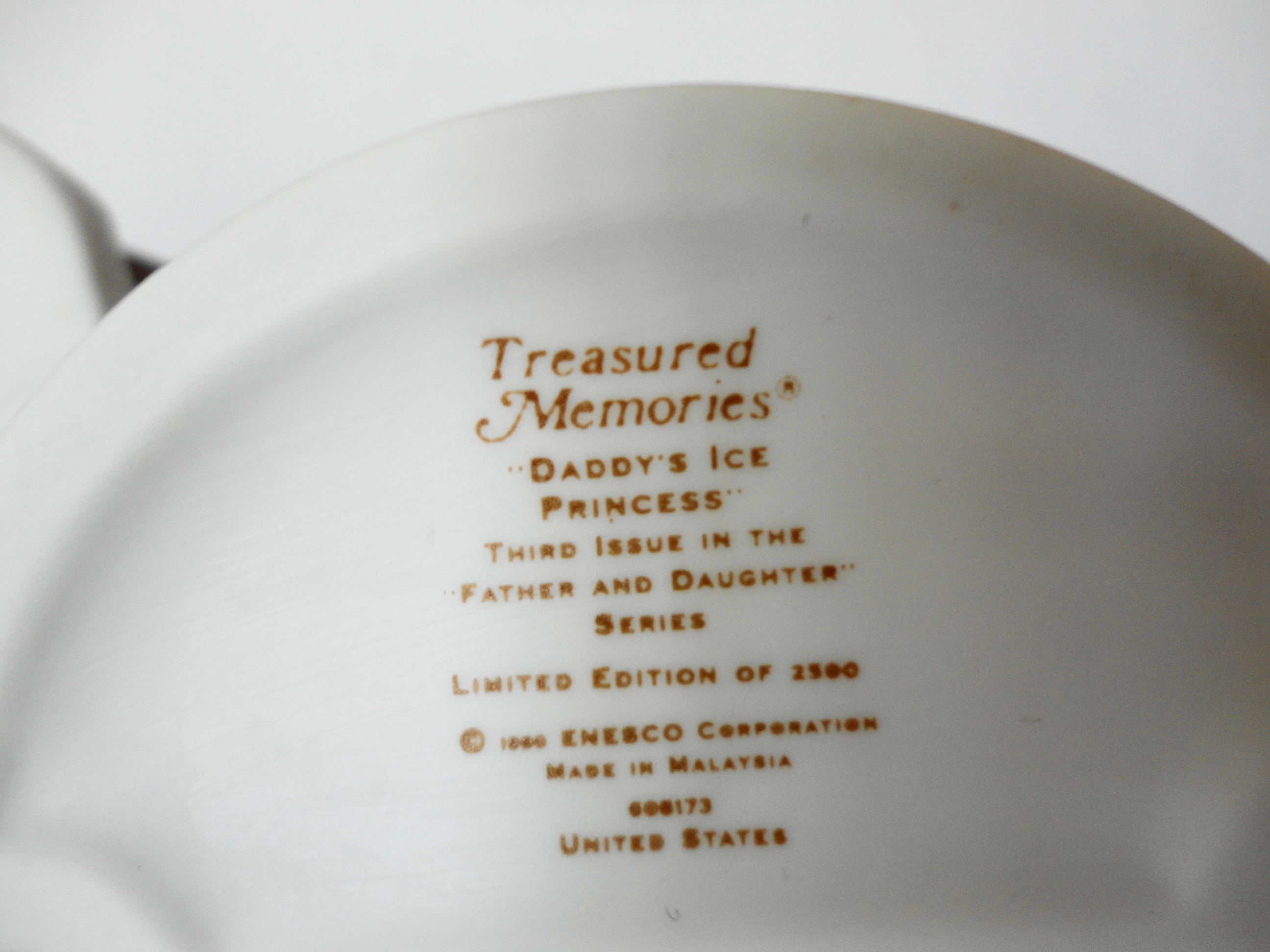 A Trio of Skater Figurines, Treasured Memories and Holly Hobby