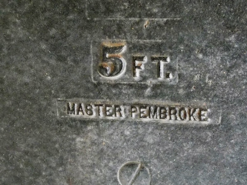 Vintage 1950 Cast Iron and Enamel Bathtub