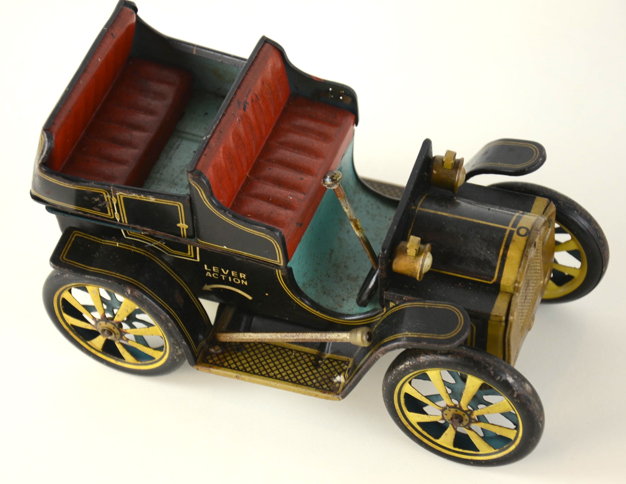 Collection of 1950's Tin Litho Old Fashioned Cars