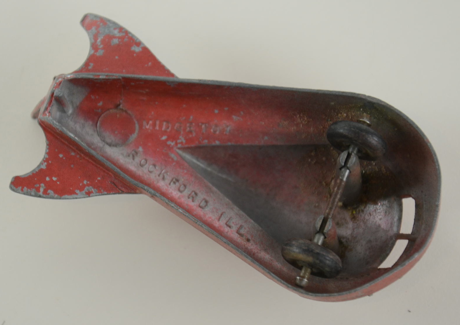 Box of Vintage Toy Trucks