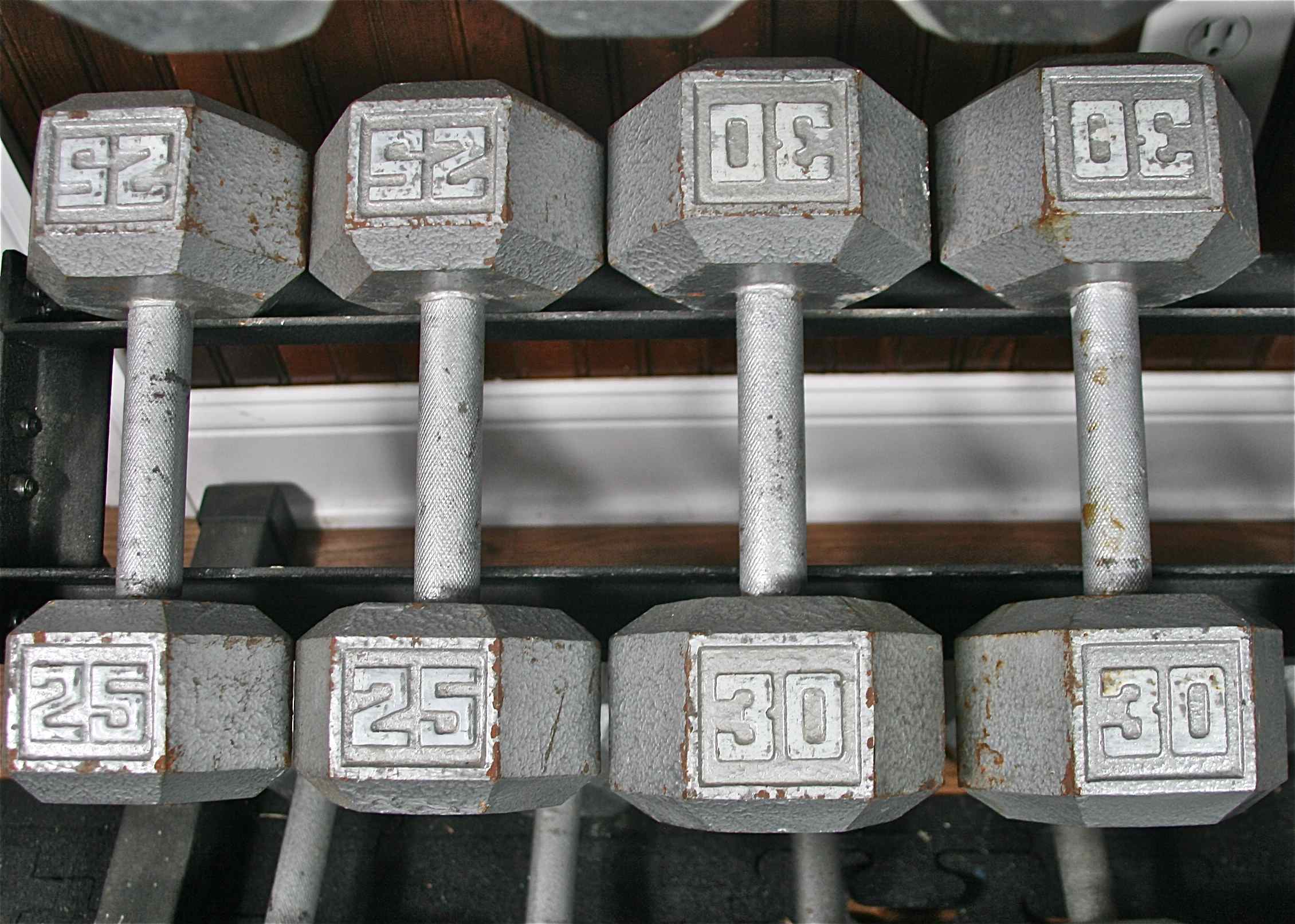 Gold's Gym Dumbbell Rack and Free Weights