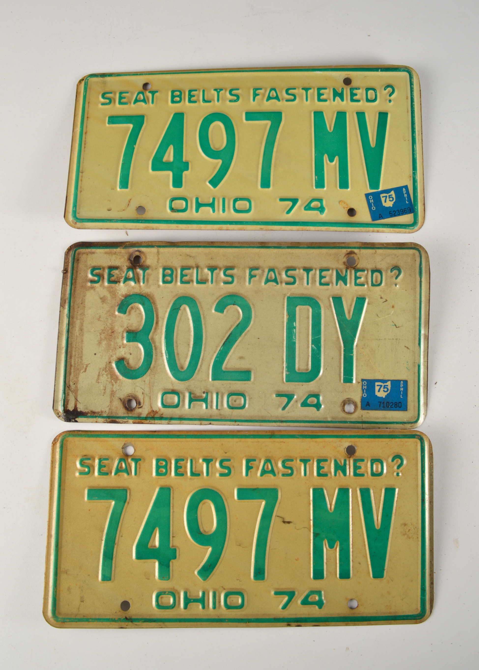 Lot of Vintage License Plates 