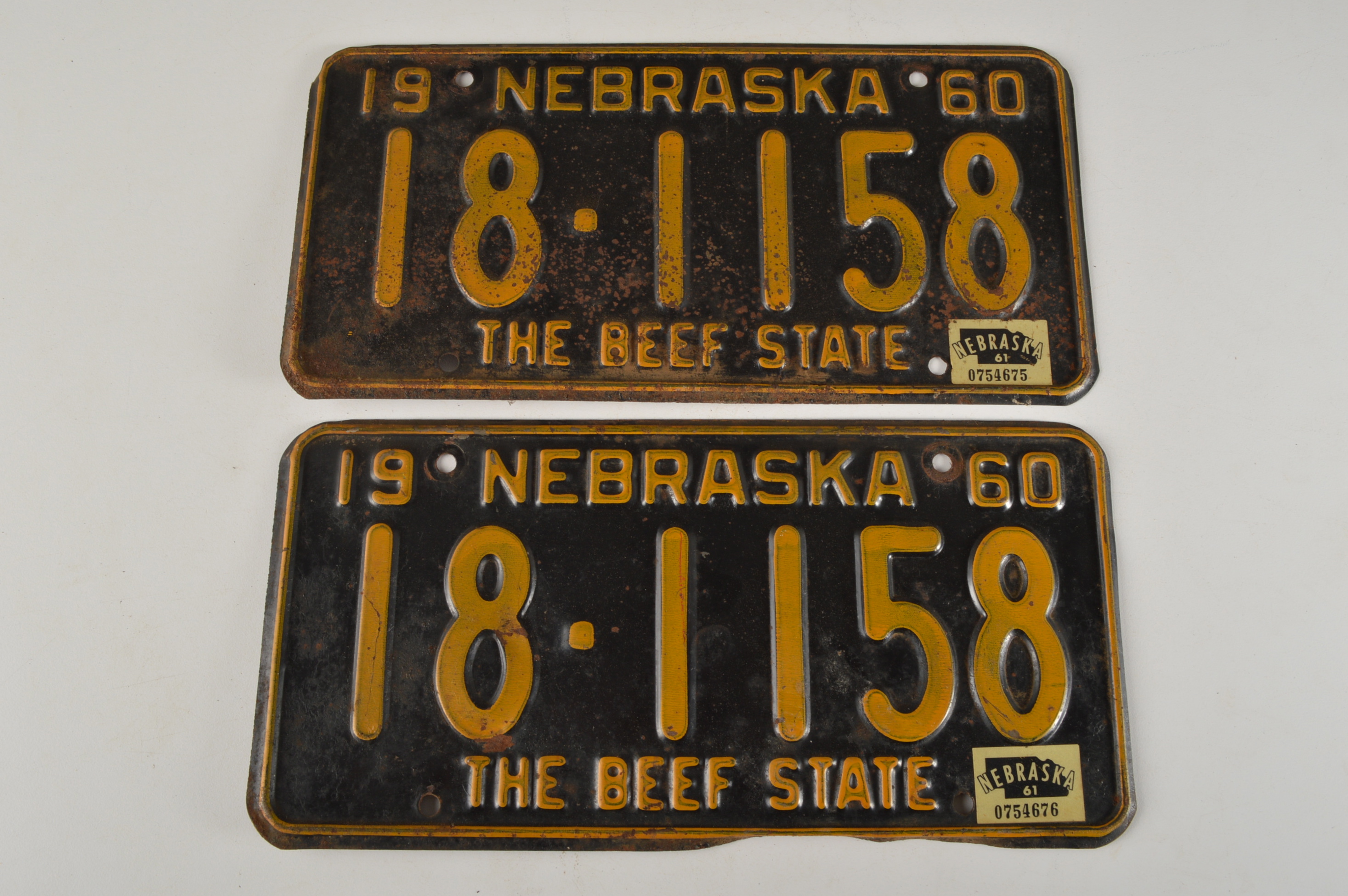 Lot of Vintage License Plates 