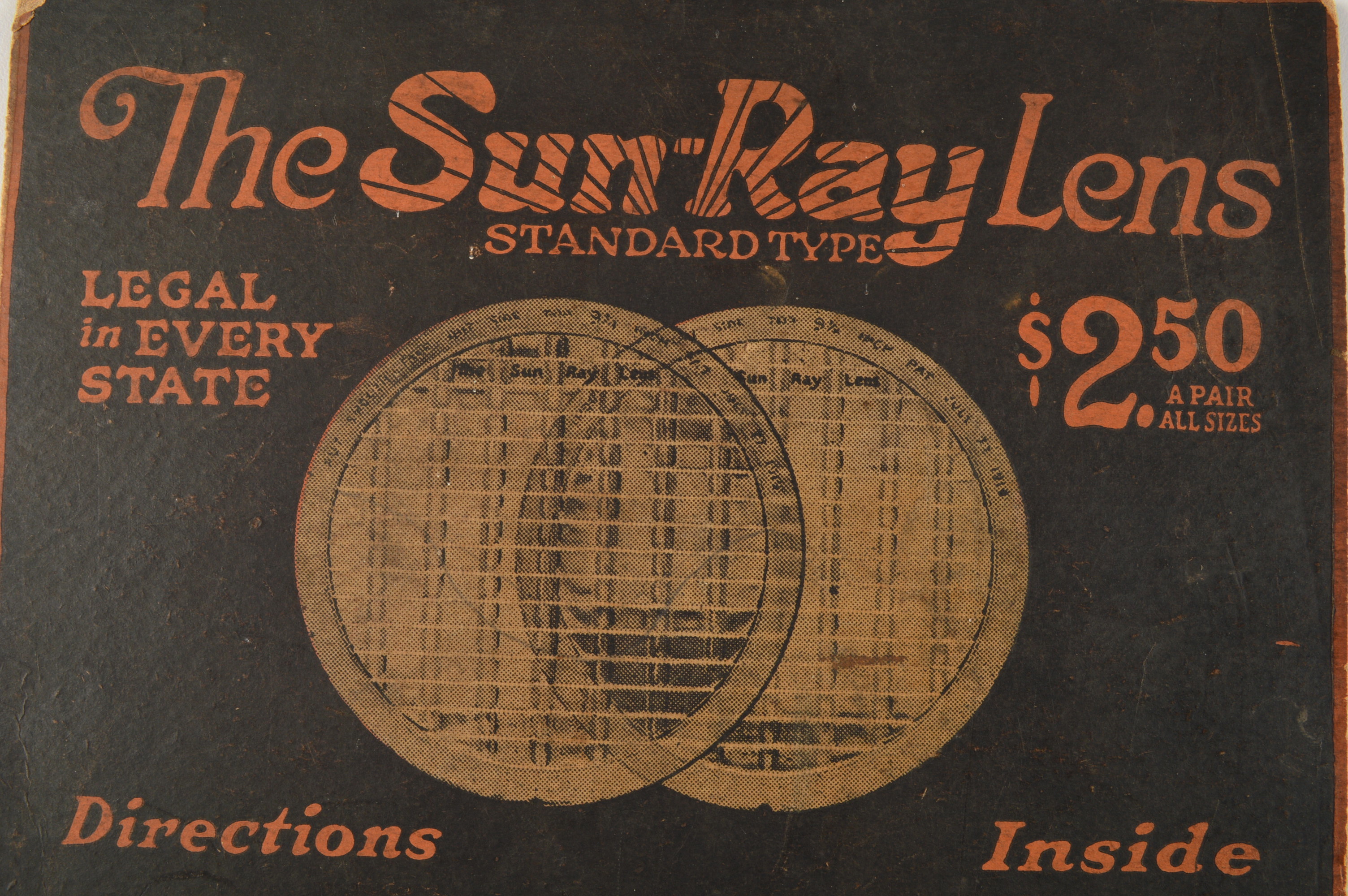 Sun-Ray Lens Advertisement