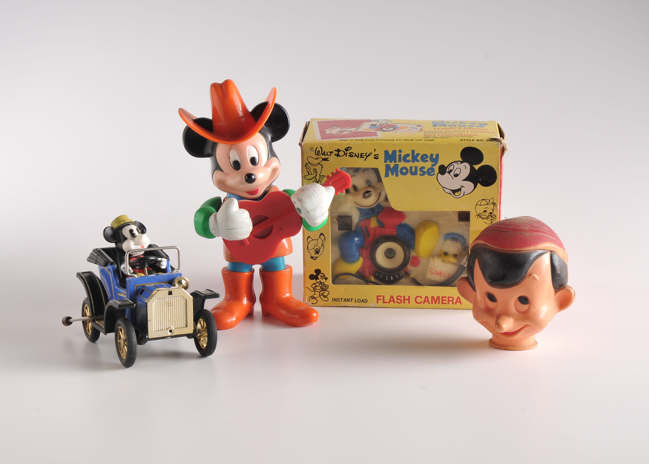 Grouping of Walt Disney Mickey Mouse and Pinocchio