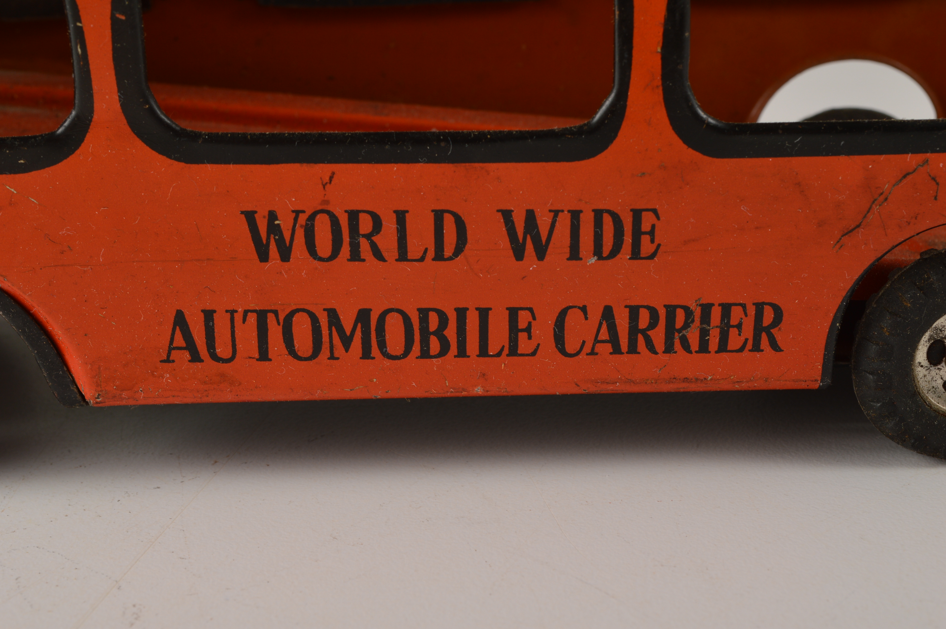 Vintage Cragstan Metal Toy Automobile Carrier