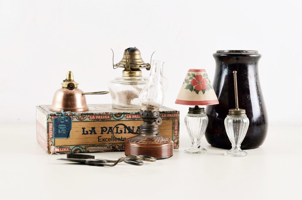 A Myriad of Vintage Oil Lamps 