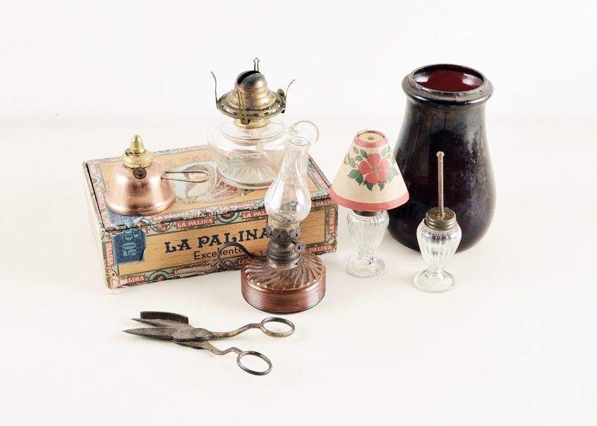 A Myriad of Vintage Oil Lamps 