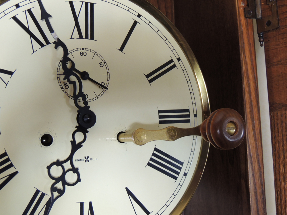 Howard Miller Pendulum Chiming Wall Clock