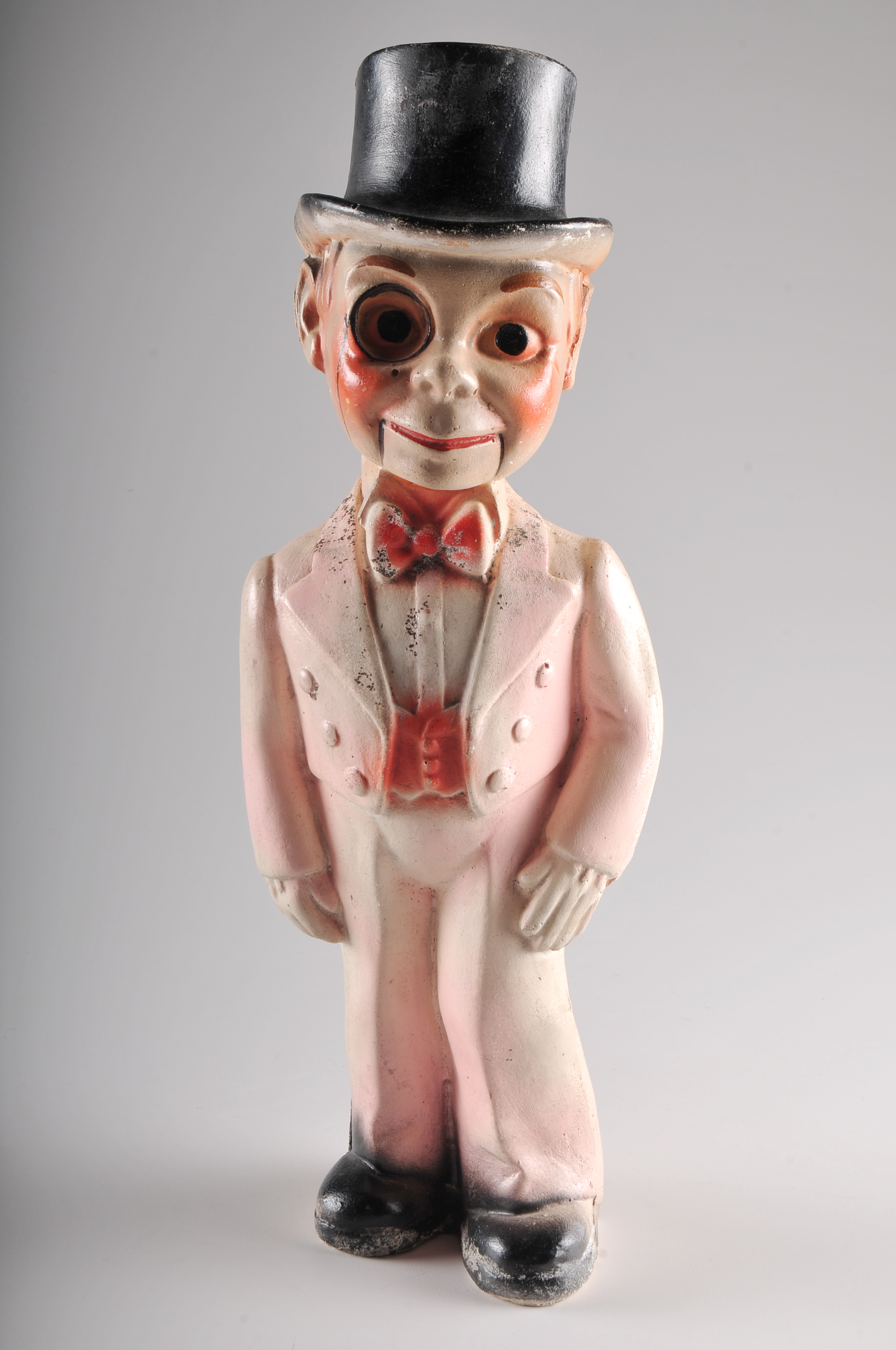 Charlie McCarthy and a Glamourously Dress Woman