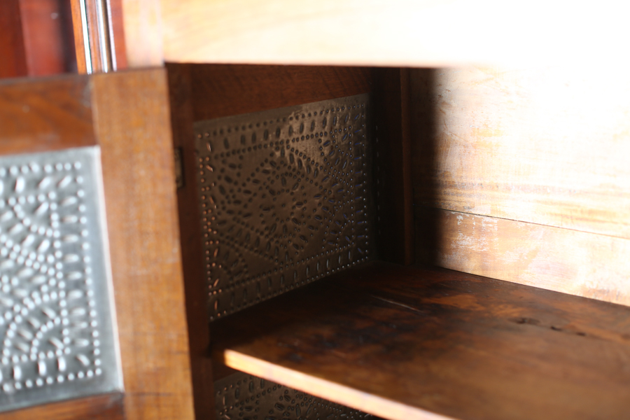 19c Tall Handmade Wood Pie Safe