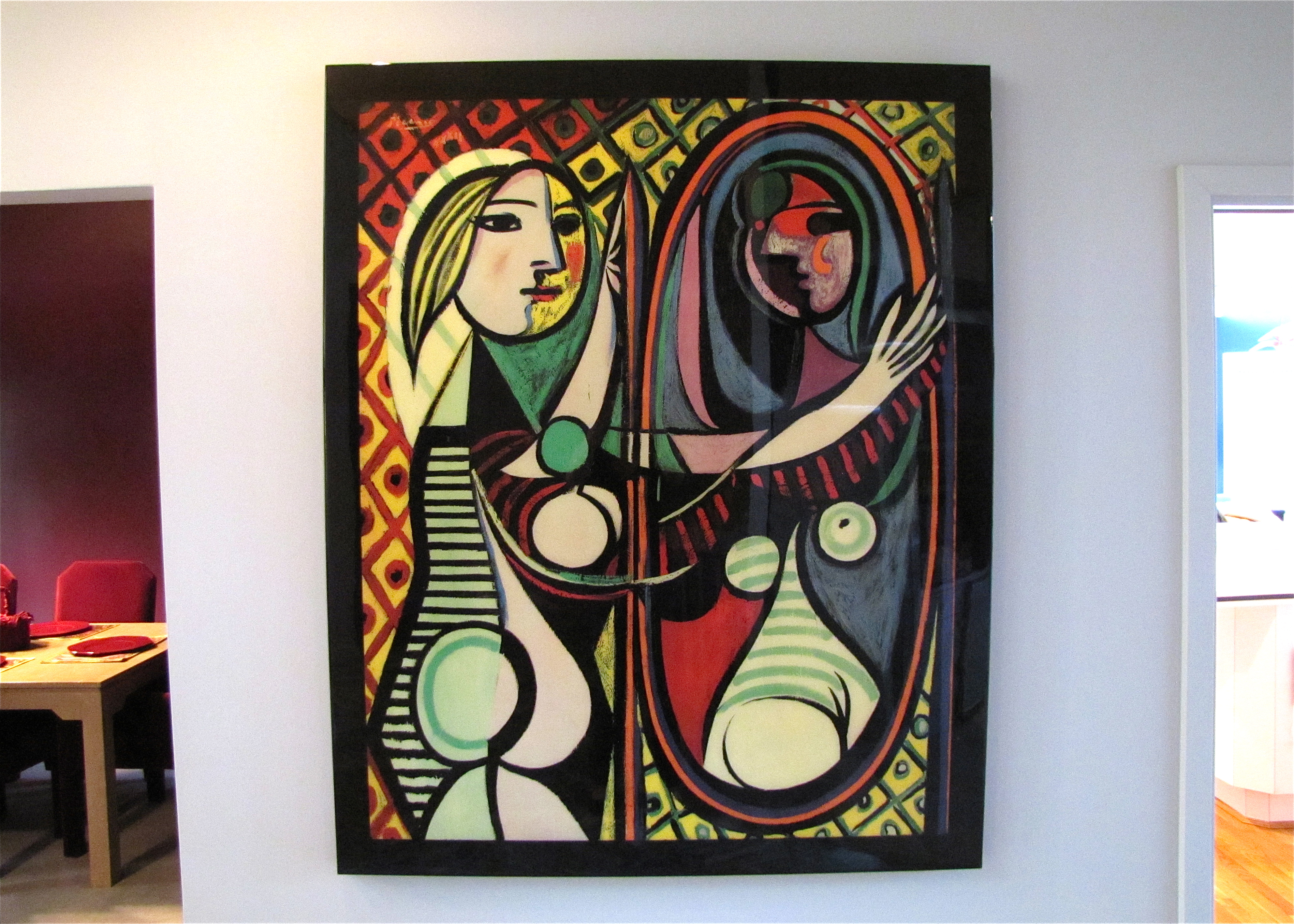 Picasso "Girl Before a Mirror Resin Coated Print