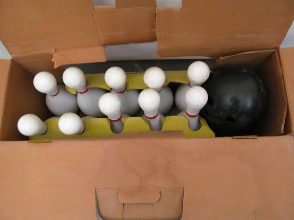 VIntage Toy Bowling Set