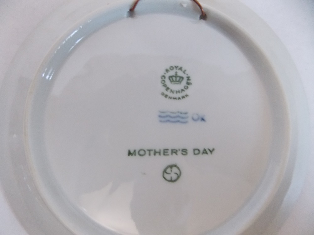 Six Collectible Royal Copenhagen "Children's Christmas" Plates