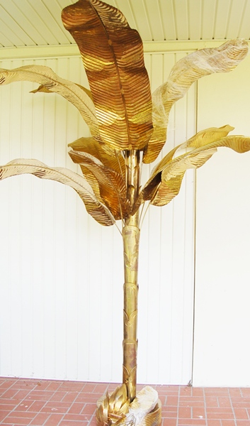 Decorative Brass Banana Tree 