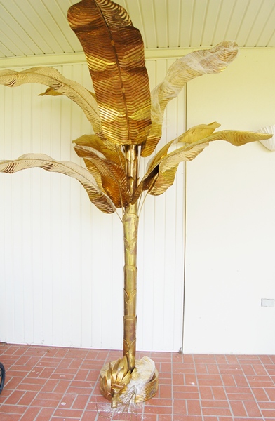 Decorative Brass Banana Tree 