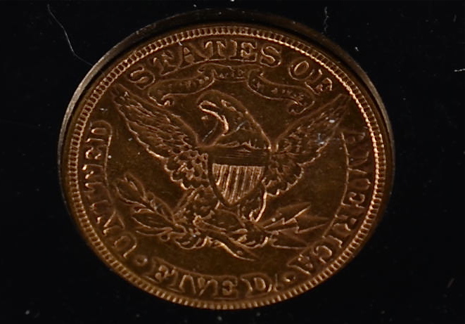 Rare 1905 Liberty Head $5 Gold coin